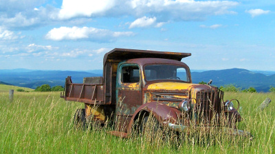 старый грузовик