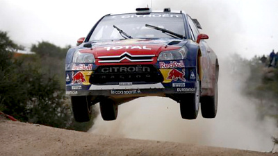 автомобиль Citroen на чемпионате мира по ралли