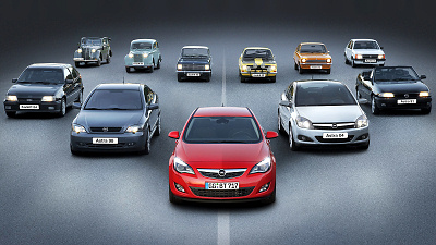 эволюция дизайна Opel Astra