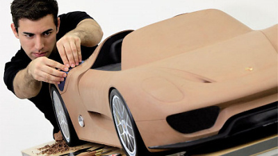 макет серийного Porsche 918 Spyder