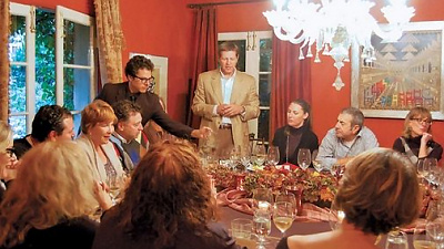 «семейный ужин» клиентов Lexus с Марком Темплином