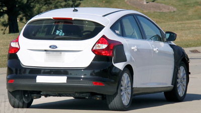 шпионская фотография электрического Ford Focus