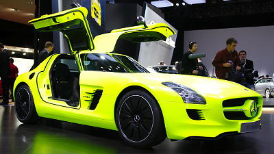 прототип суперкара SLS AMG E-Cell