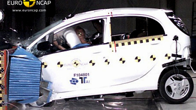 краш-тест Mitsubishi MiEV