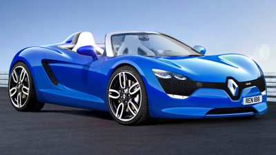 предполагаемый облик родстера на основе концепта DeZir