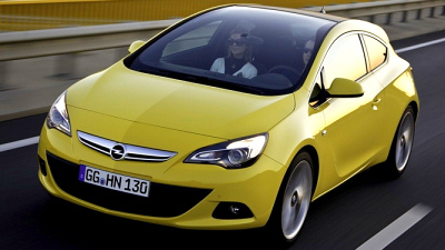 Opel Astra GTC с панорамным лобовым стеклом