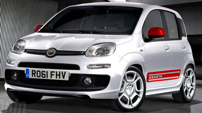 предполагаемый внешний вид Fiat Panda Abarth предполагаемый внешний вид Fiat Panda Abarth