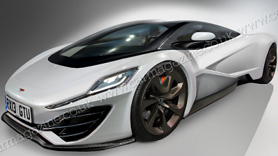 предполагаемый внешний вид нового суперкара McLaren