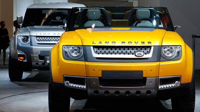 концептуальные внедорожники Land Rover DC100 и DC100 Sport