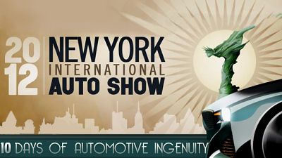 Постер автосалона в Нью-Йорке-2012