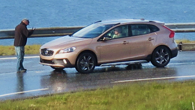 шпионская фотография Volvo XC40