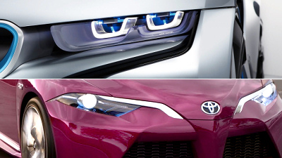 концепты BMW i8 Concept и Toyota NS4