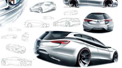 рисунок Alfa Romeo Giulia 