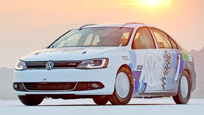 Volkswagen Jetta на озере Бонневиль