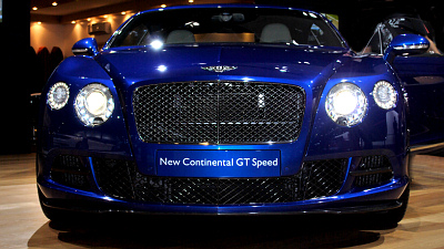 Bentley Continental GT Speed на Московском автосалоне