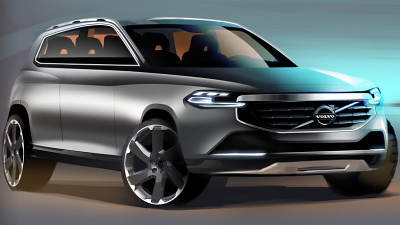 возможная внешность нового Volvo XC90 