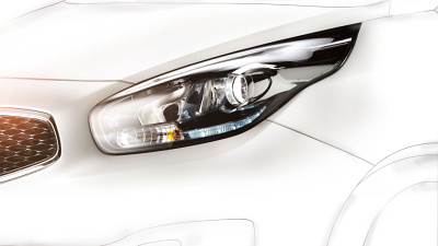 скетч Kia Carens скетч Kia Carens