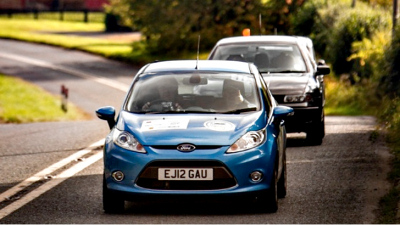 Ford Fiesta ECOnetic в ходе марафона 