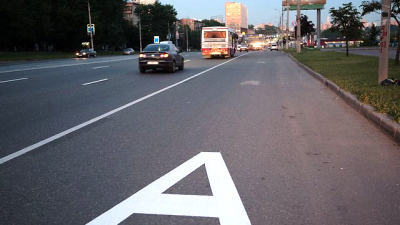 Выделенные полосы для автобусов продлят за пределы Москвы