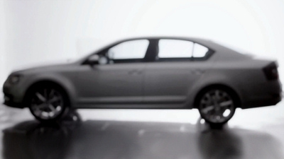 силуэт Skoda Octavia третьего поколения