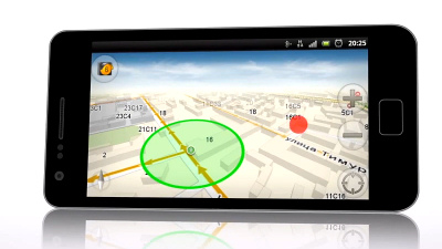 скриншот приложения «Яндекс.Навигатор» 