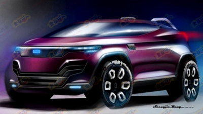 концептуальный кроссовер Qoros концептуальный кроссовер Qoros