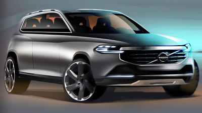 один из вариантов дизайна Volvo XC90