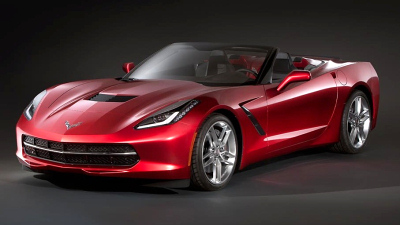 предполагаемое изображение кабриолета Chevrolet Corvette Stingray 