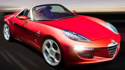 предполагаемая внешность родстера Alfa Romeo Spider