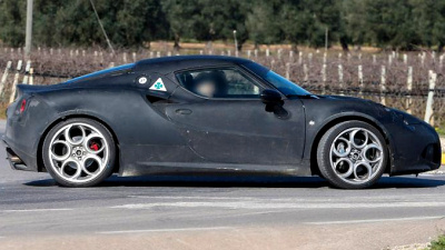 тестовый прототип Alfa Romeo 4C