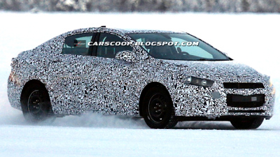 тестовый прототип следующего Chevrolet Cruze 
