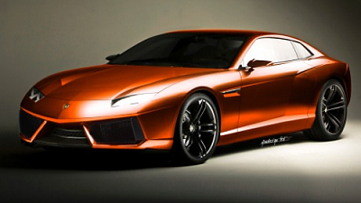 предполагаемая внешность Lamborghini V12 GT Concept