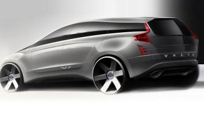 эскиз Volvo XC90 нового поколения 