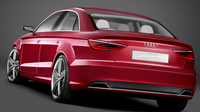 предполагаемая внешность седана Audi A3 