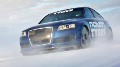 Audi RS6 во время установления рекорда