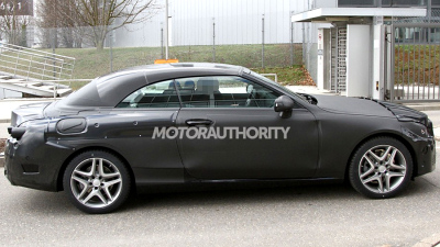 тестовый прототип кабриолета Mercedes-Benz C-Class 