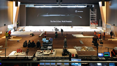 подготовка к премьере Mercedes-Benz S-Class