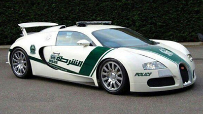 полицейский Bugatti Veyron