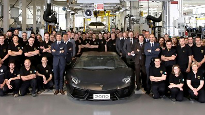 юбилейный Lamborghini Aventador