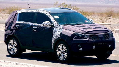 тестовый прототип Kia Sportage 