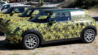 шпионские фотографии MINI Cooper нового поколения 