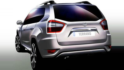 Nissan Terrano сзади