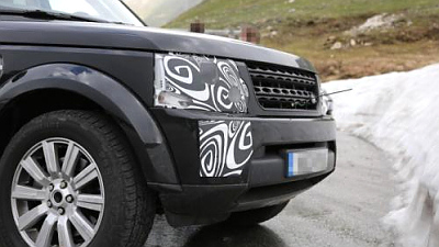 тестовый прототип обновленного Land Rover Discovery