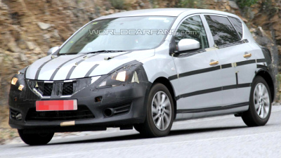 тестовый прототип преемника Nissan Tiida