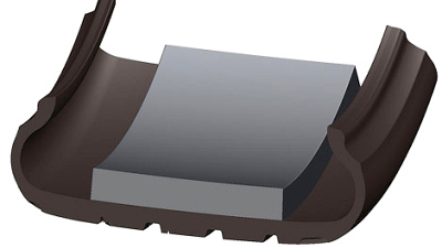 «тихая» шина Pirelli в разрезе