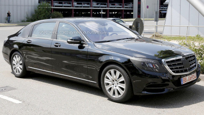 тестовый прототип Mercedes S-Class Pullman 