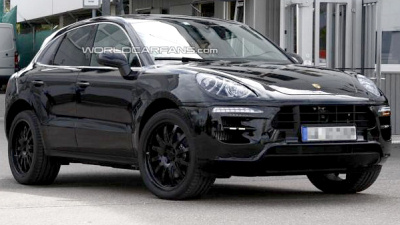 шпионский снимок Porsche Macan