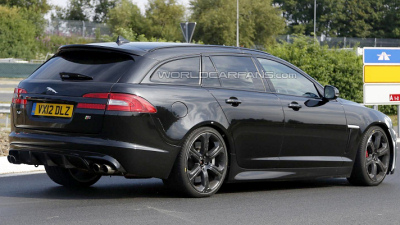 шпионская фотография Jaguar XFR-S Sportbrake