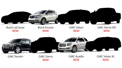 тизер новинок GMC и Buick