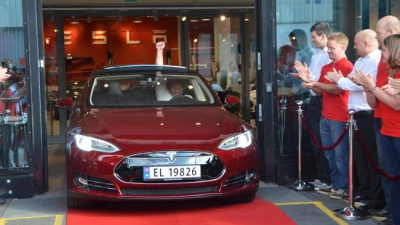 Tesla Model S в Норвегии 